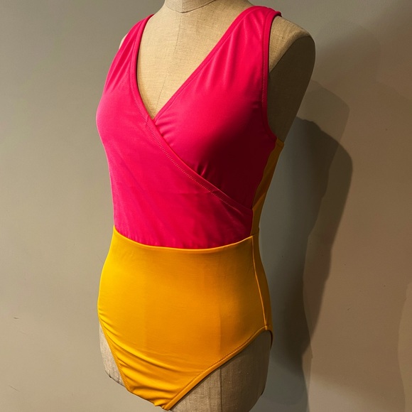 J. Crew Color Block Swimsuit - Picture 3 of 5